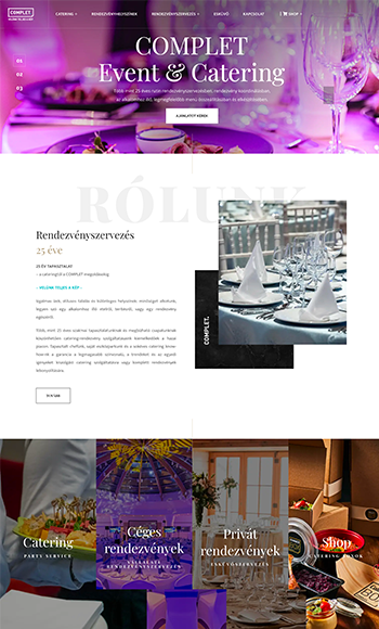Comp-let Event & Catering - website