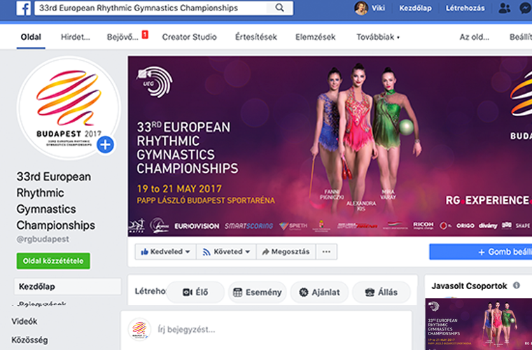 33rd European Rhythmic Gymnastics Championships - social media